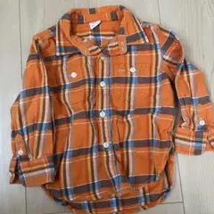 baby GAP チェック柄長袖シャツ 18-24ヶ月