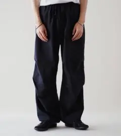 comoli ウールニータックパンツ