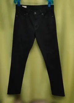 【極美品】Levi's Premium 511 スリム ブラックデニム ビッグE