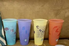 スタバ　ミステリーカラーチェンジングリユーザブルコールドカップ　コンプリート全色