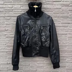 00s archive グランジ ハイネック ブルゾン