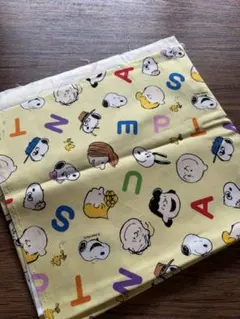スヌーピー ピーナッツ 生地 イエロー