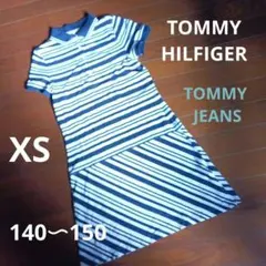 Tommy Hilfiger 半袖ワンピース　トミージーンズ XS