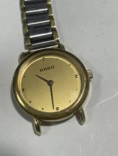 14607 稼動中RADO レディース 腕時計 ゴールド文字盤 クォーツ