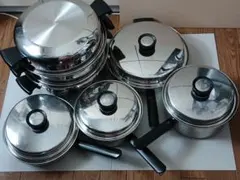 しゅん様専用アムウェイ 鍋 クィーンウォック フライパン大小 蒸し器