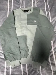 XLARGE パッチワークスウェット M グリーン系⭐︎ユニセックスのサムネイル
