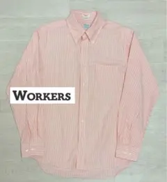 WORKERS Supima Cotton Oxford ストライプBDシャツのサムネイル