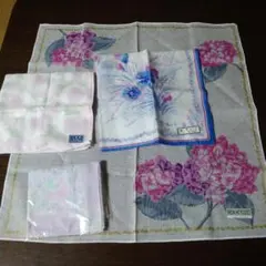 花柄ハンカチ 4枚セット