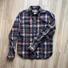 Journal Standard チェック柄ネルシャツ　イエロー　ブラウン　M