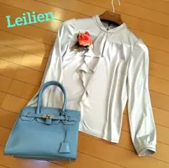 レリアン 近年モデル フリルシャツブラウス とろみ9M