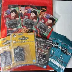 ワンピース カードゲーム モンキー・D・ルフィ　一番くじ 3枚セット