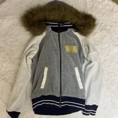 y2k TOMMY GIRL ファー　リバーシブル　パーカー　平成　ギャル