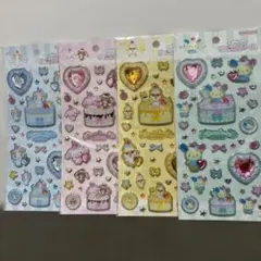 サンリオ キラキラジュエルシール 4枚セット
