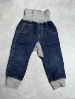 早い者勝ち！BUY FACTORY ダークブルーデニムパンツ