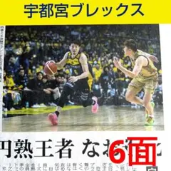 宇都宮ブレックス　比江島慎　バスケ　下野新聞　日経新聞　報道写真　記事　まとめ売