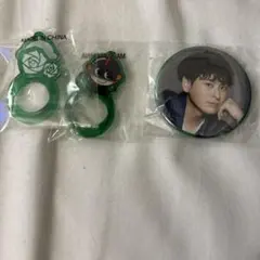 三代目JSB 山下健二郎 リング＆缶バッチ＆キーホルダー