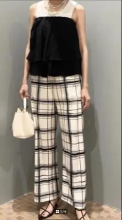ミラオーウェン ワイドパンツ