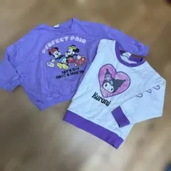 クロミちゃん、ミッキー&ミニー 100㎝トレーナーまとめ売り