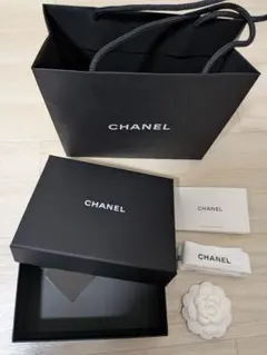 CHANEL シャネル ギフトボックス ショッパー リボン カメリア - メルカリ