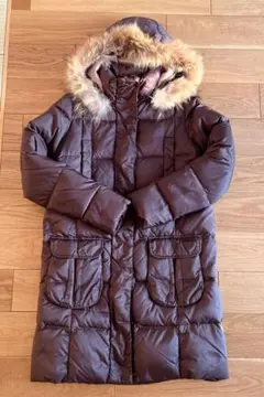 AIGLE レディースダウンコート　茶・Mサイズ