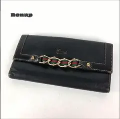 GUCCI グッチ シェリーライン ロングウォレット 334183 ブラック