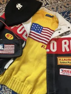 レアカラー♡POLO Ralph Lauren 星条旗ニット　ウィメンズ