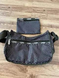 LESPORTSACドット柄ショルダーバッグ