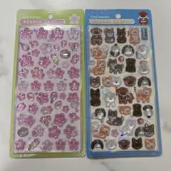 【正規品】ボンボンドロップシール オリジナル和柄 桜 日本犬