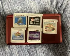 3DS レッド カセット付き
