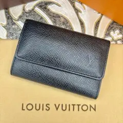 ルイヴィトン タイガ ミュルティクレ６ 黒 キーケース キーホルダー 鍵 収納