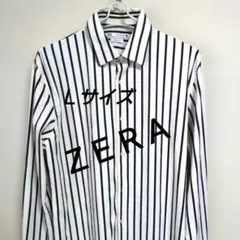 ZARA ストライプ レギュラーフィットシャツ 　Ｌサイズ