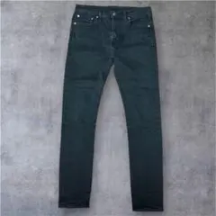 Levi’s 510 ブラックデニム スキニー W32 L32 レザーパッチ