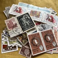 多国籍使用済切手コレクション