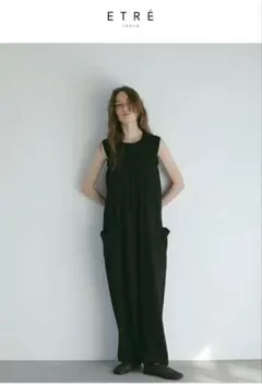 エトレトウキョウ ブレードパターンノースリーブ オールインワン