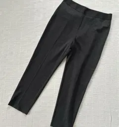 UNIQLO ユニクロ　ポンチスティックスリムパンツ　ダークグレー