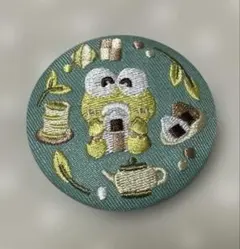 サンリオ刺繍缶バッジ けろけろけろっぴ