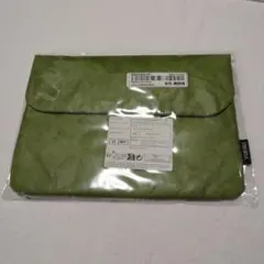 タイベックポーチ　オリーブグリーン