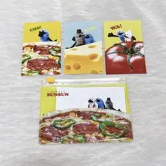 パペットスンスン　スマロイド　スライドポーチ　ピザ