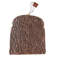 スクイーズ 食パン キーホルダー チョコジャム付き もちもち 癒しグッズ