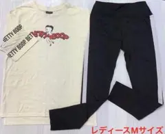 レディース　M トップス　Tシャツ　パンツ　レギンス　ベティちゃん　メッシュ　夏