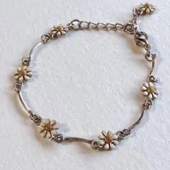 used レトロ お花モチーフ ブレスレット 古着 ヴィンテージ vintage