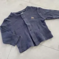 80/cottoli/リブカーディガン