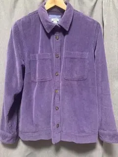 L.L.Bean コーデュロイシャツ M パープル