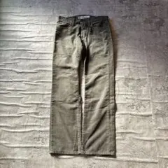 コーデュロイパンツ ストレート 30インチ グレー アメカジ ストリート 古着