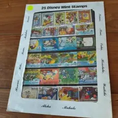 Disney mint stamps ディズニー 海外 切手セット DK27