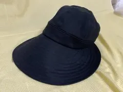 UVカット 日除け帽子　ブラック　イオンのサムネイル