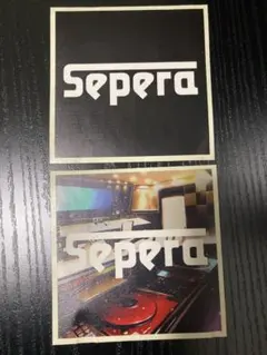 Sepera ステッカー 2枚セット MacBook supreme デコ