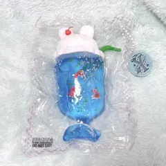 Yuniverso 昭和カップシリーズ クリームソーダ 金魚 スクイーズ