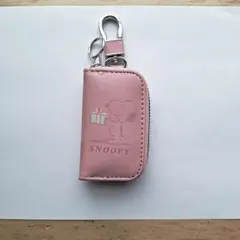 SNOOPY キーケース ピンク