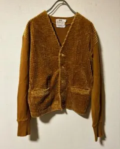 60s ビンテージ CAMPUS コーデュロイ×ニット カーディガン ジャケット